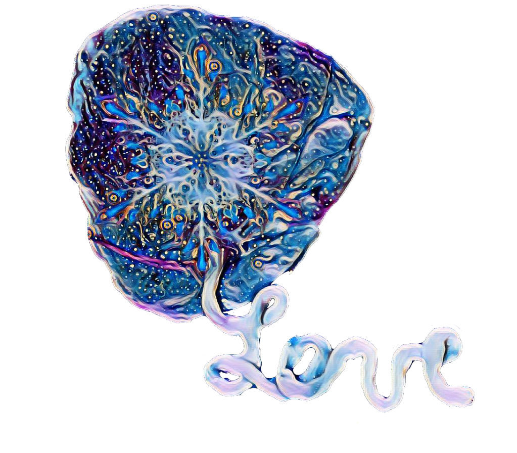 Placenta art with snowflake